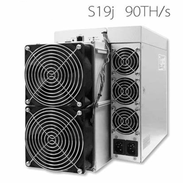Antminer S19j 90t 3100w BTC Miner Machine Ethernet 80db