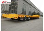 Excavator Gooseneck Lowboy Semi Trailer 4mm Thick Tread Plate Floor