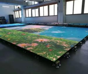 Quality Light Up LED Dance Floor Rental 4.81mm Pixel Pitch For Wedding Stage wholesale