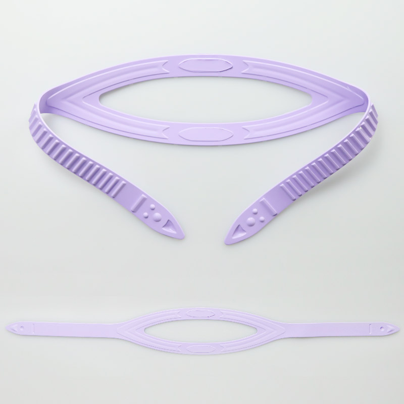 Adjustable Scuba Diving Accessories Liquid Silicone Mask Strap For Swimming