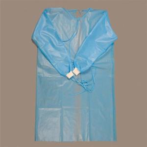 Quality Lightweight PP PE Disposable Surgical Gown Chemical Protective Coveralls wholesale
