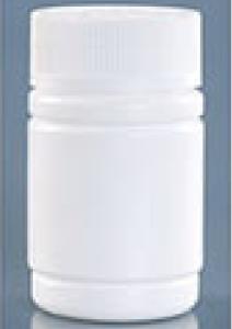Quality Solid Plastic Medicine Bottles , White HDPE Plastic Bottle 60g Volume wholesale