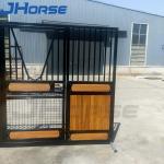Sliding Door Horse Stall Panels Width Customized Bamboo Wood Infill