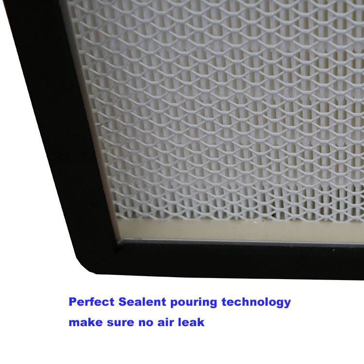 H14 FFU Fan Filter Fiberglass Media HEPA Air Filter For Lab