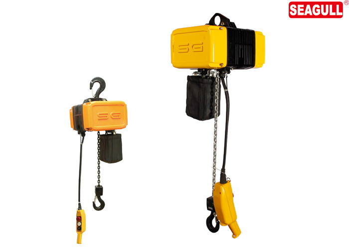 Small Portable SG Type Electric Chain Block For Warehouse Use , 220-460V 500kg