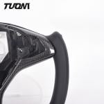 Flat Bottom Carbon Fiber Alcantara Steering Wheel 2022 New Style