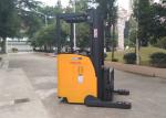 Full Electric Power Narrow Aisle Reach Truck , Narrow Aisle Straddle Truck High