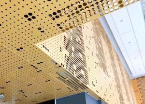Quality 1.5mm-5.0mm Perforated Aluminium Facade Perforated Metal Sunshade Extra Flexibility wholesale