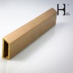 Brushed Wear Resistant Brass U Profile , C38000 Brass Tile Trim