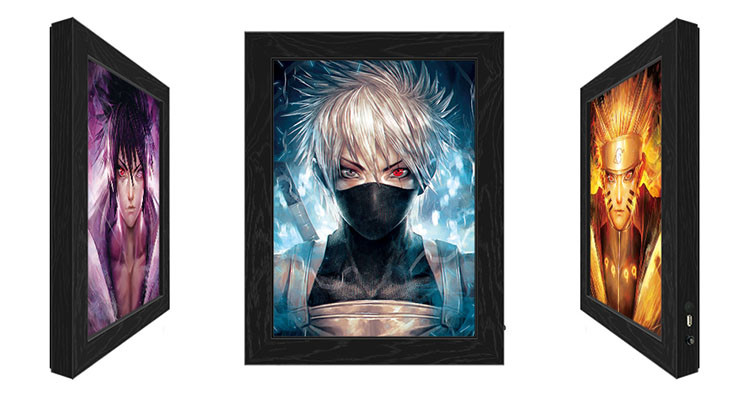 Advertising 3D Lenticular Flip Poster With LED Light Box