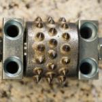 140 170mm Trapezoid Frankfurt Diamond Bush Hammer Plate Roller for Automatic
