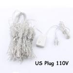 220V Wedding String Lights Christmas Light Garland 6x3m Length