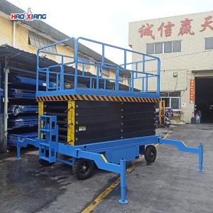 Quality 1.5T 4 Wheel Drive Scissor Lift Wheeled Mobile Hydraulic Scissor Lift wholesale