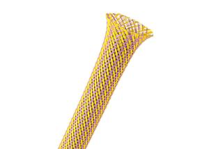 Quality Braided Heat Resistant Wire Sleeve , Multi Color Soft Cable Protection Sleeve wholesale
