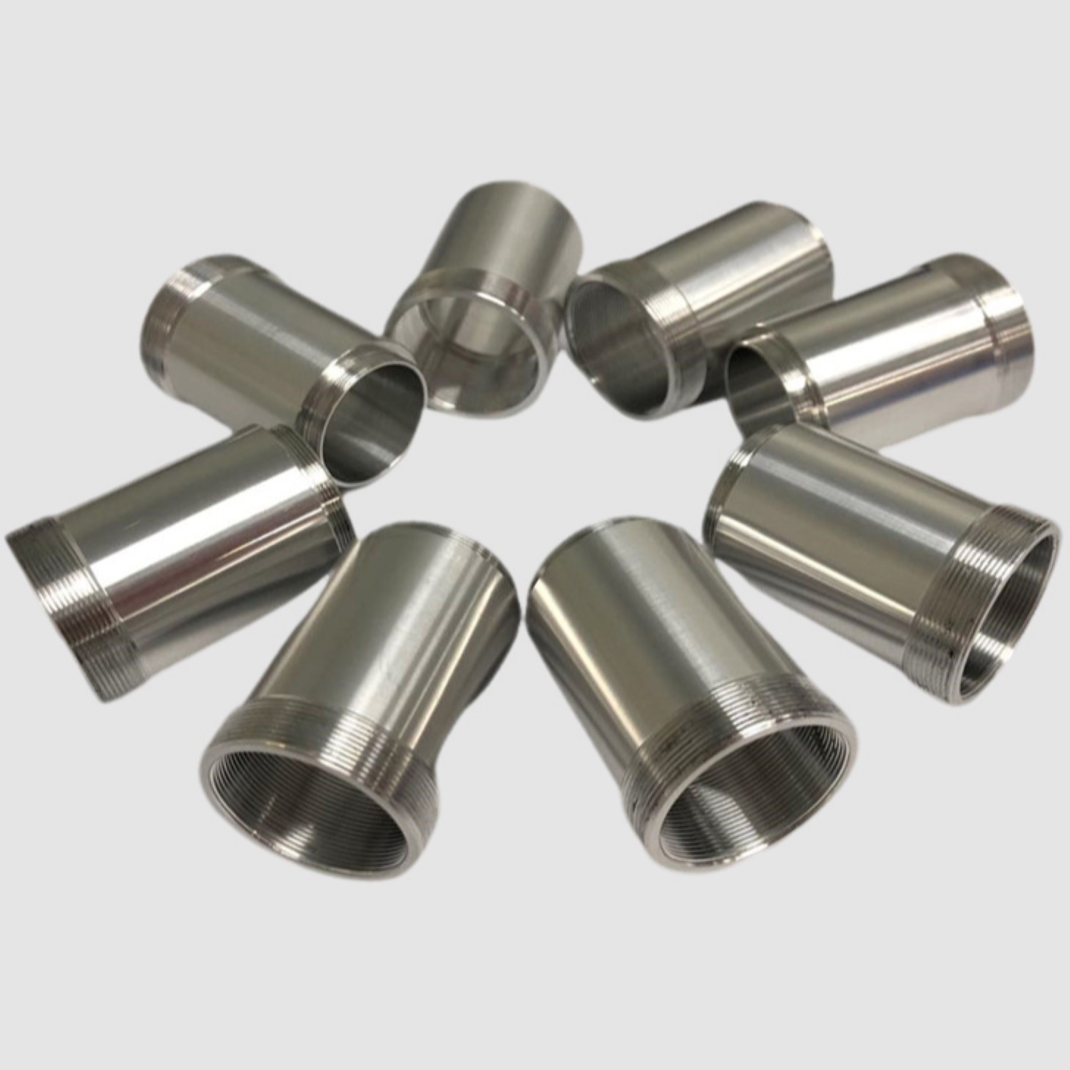 Vacuum Casting Aluminum Rapid Prototyping In Aerospace Silver Color