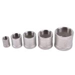 201 304 Stainless Steel Round Head Code NPT Female Socket Pipe Fitting for