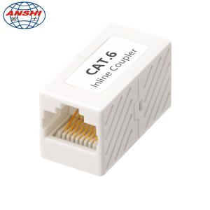 Quality Small Cat5e Cat6 Utp Rj45 Inline Keystone Coupler wholesale