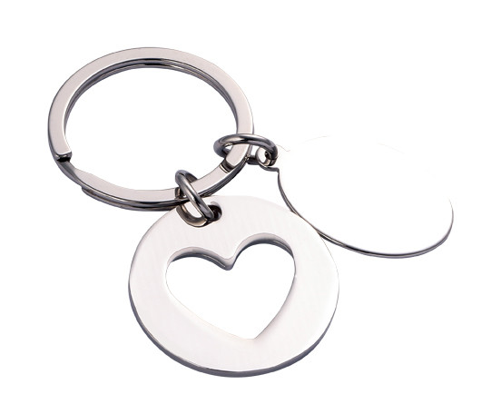 Customized Logo Metal Keychain Holder With Individual Polybag Packaging