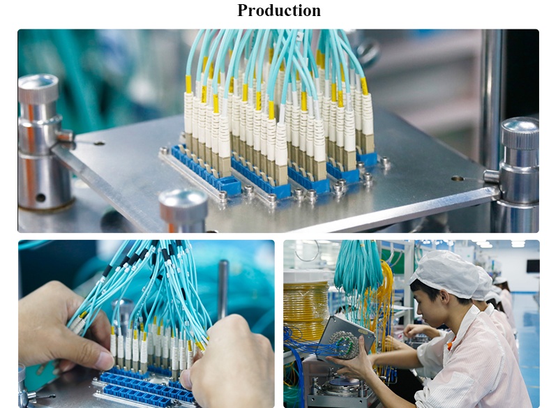 LC-ST Multimode MM OM4 Fiber Optic Patch Cord Duplex