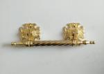 Zinc Casket Metal Handles ,metal Funeral accessory 30 X 9.5cm gold color zamak