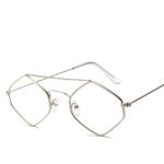 Diamond Women Men Retro Outdoor Metal Frame Sunglasses UV400