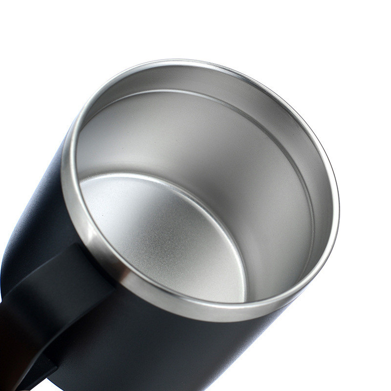 12oz Coffee Mug With Handle Double Wall Stainless Steel Insulated Lowball Tumbler Keeping Hot And Cold