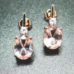 Green Spinels Cubic Zircon Stone Ring Earrings Pure 925 Sterling Silver Fashion