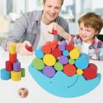 Wooden Montessori Moon Balance Game For Early Learning