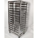 Strong Load bearing Capacity 15Layers Stainless Steel Tray Trolley For Bakeries