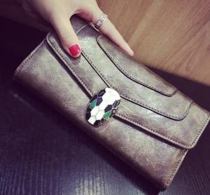 Quality European and American fashion female long section of the leather wallet phone purse zipper hand bag large capacity wholesale