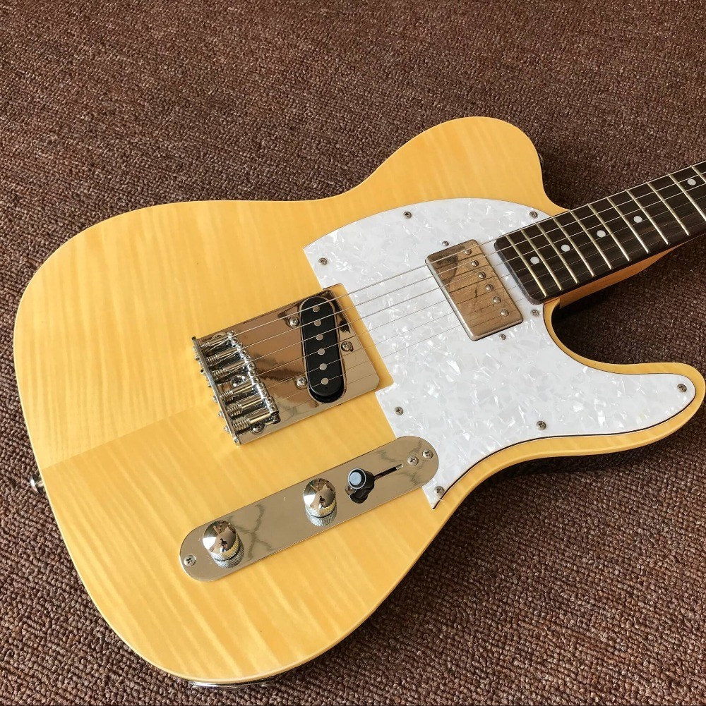 Custom 6 Strings Rosewood fingerboard Electric Guitar,Guitar gitaar.Tiger stripes