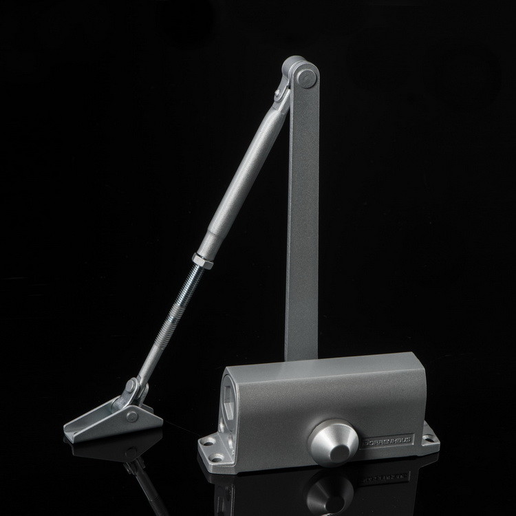 Aluminum Automatic Fire Door Closers Reinforced Steel Arm Small Size and Body