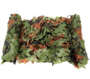 Quality 130gsm Woodland Military Camo Netting Lightweight For Military Activities wholesale