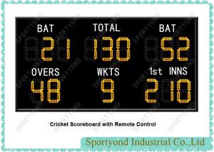 Quality Outdoor Electronic Cricket Scoreboard With Remote Control wholesale