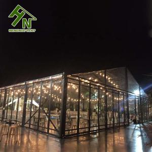 Quality Wedding Aluminium A Shaped Glass Marquee Tent 12m Width wholesale