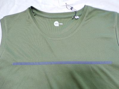 Lightweight 100% Polyester Army Green Mens Sleeveless Tank Top Mens Tank Vest Soft