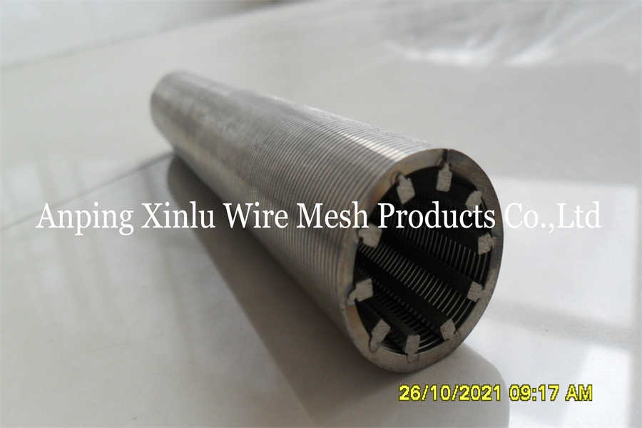 DN25mm Welded Wedge Wire Candle Filter For Ion Exchange Header Lateral