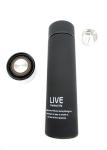 Lightweight Rubber Thermos Outdoor Travel Use Metal Flask Water Bottle