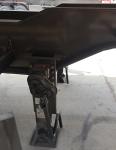 #50 #90 Wheel Flatbed Semi Trailer Truck , 3 Axle Semi Trailer Heavy Loading