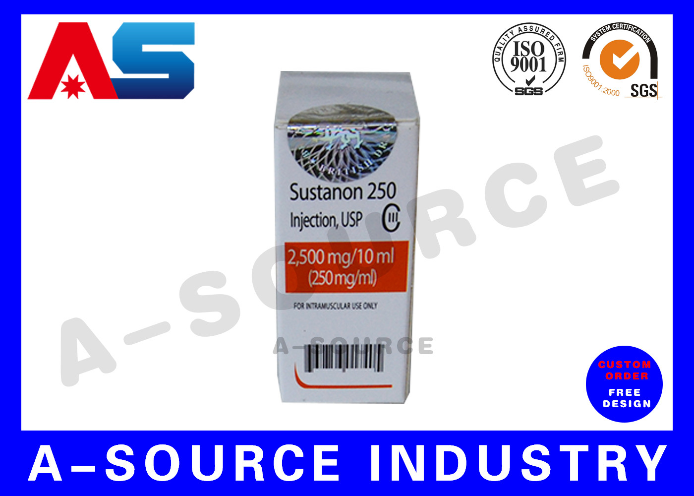 Customized ISO 9001 Pharma 10ml Vial Boxes for Storage , Regular Printing