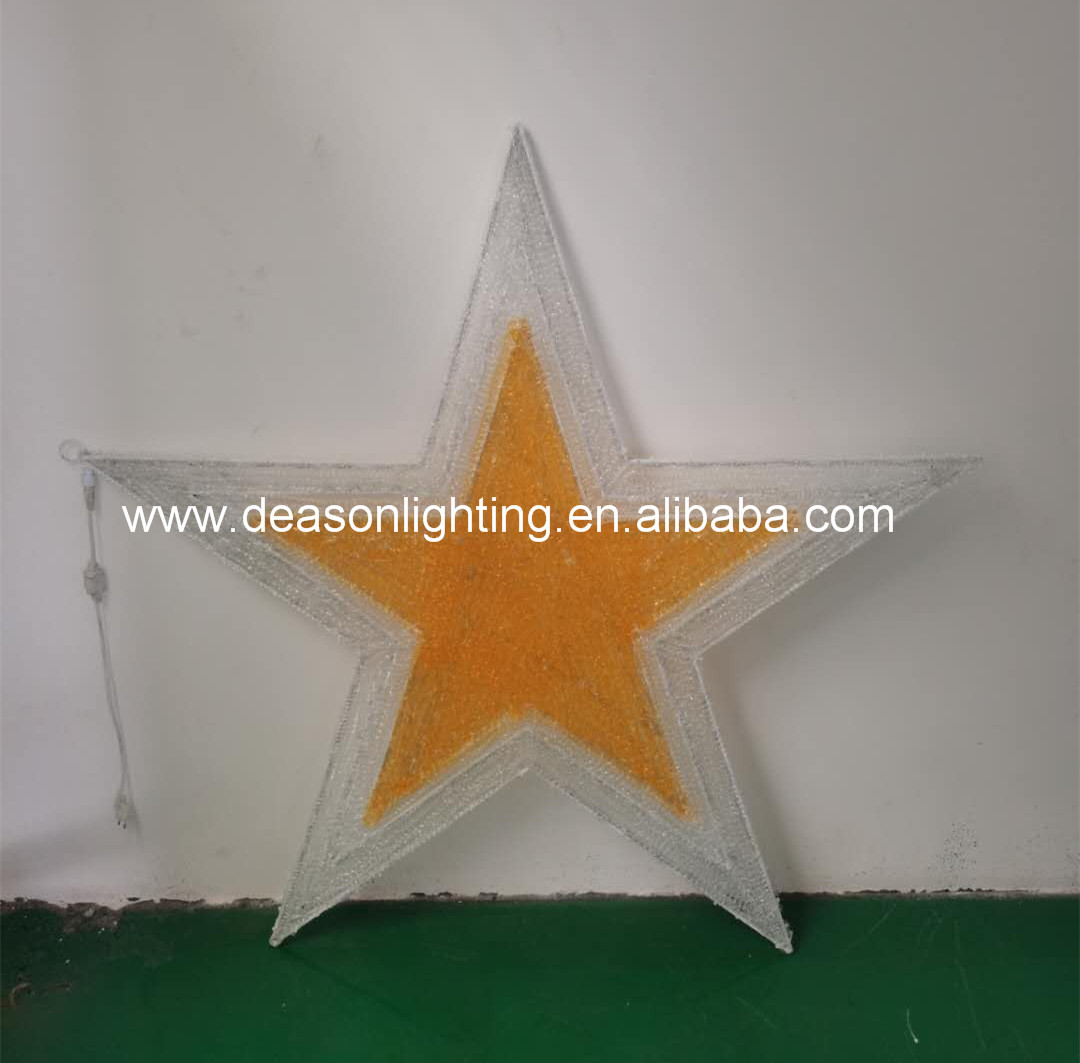 large lighted christmas star