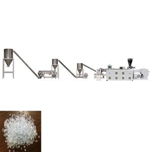 Quality Transparent Pvc Pellet Making Machine / Plastic Pelletizing Line wholesale