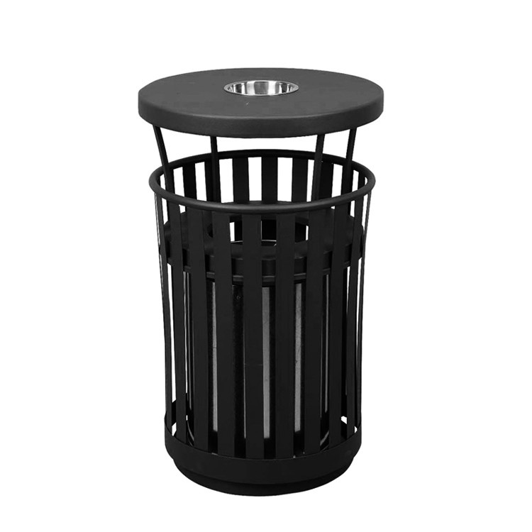 ISO18000 Certificate Modern 20gal Street Steel Outdoor Trash Can