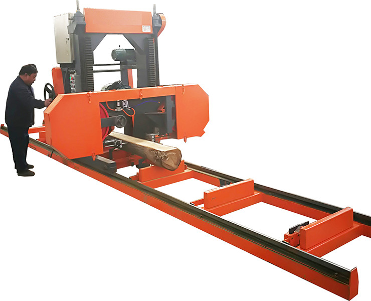 MJ1600 Portable Diesel Sawmill Portable Band Saw Mill Horizontal Bandsaw For Wood