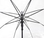 Collapsible Clear Plastic Umbrellas , Durable Dome Clear Folding Umbrella