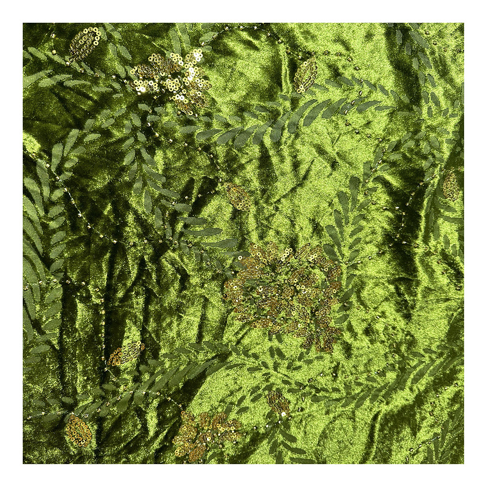 African Dress Material Sequins Laser Flannel Beaded Embroidery Velvet Lace Fabric