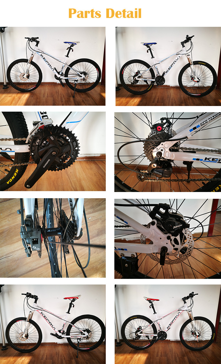 Made in China 26/27.5 inch 6061 aluminium alloy moutain bicycle with Shimano 21/24 speed
