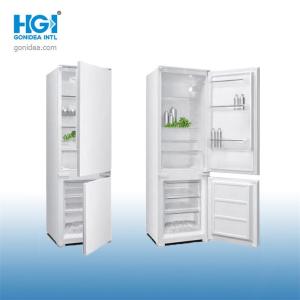 Build In LED Double Door Bottom Freezer With Drawers