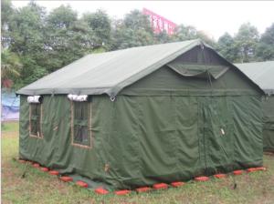 Quality Relief Shelter Military Army Tent Roof Top 4.6m × 4.4m For Emergency Disaster wholesale