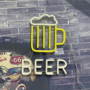 Quality Neon signs blessed Beer neon bar signs neon beer signs wholesale